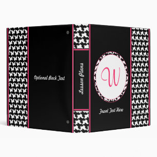 Houndstooth Binder