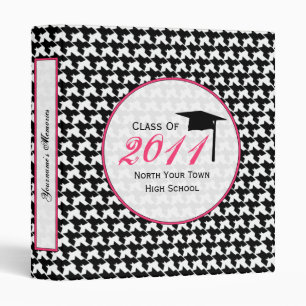 Houndstooth Binder - Senior 2011 Graduation