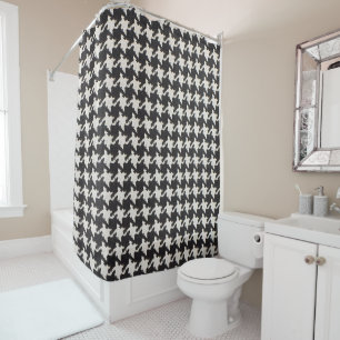 Houndstooth Black White Pattern