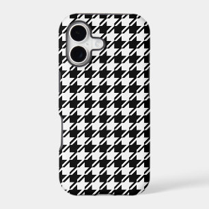 Houndstooth BW Rpt Motif