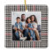 Houndstooth classic red black one photo Christmas