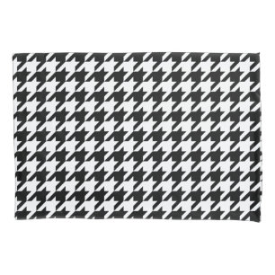 Houndstooth - Customize Background Colour Pillowcase