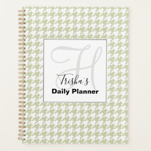 Houndstooth Daily Planner with your name - HAMbWG