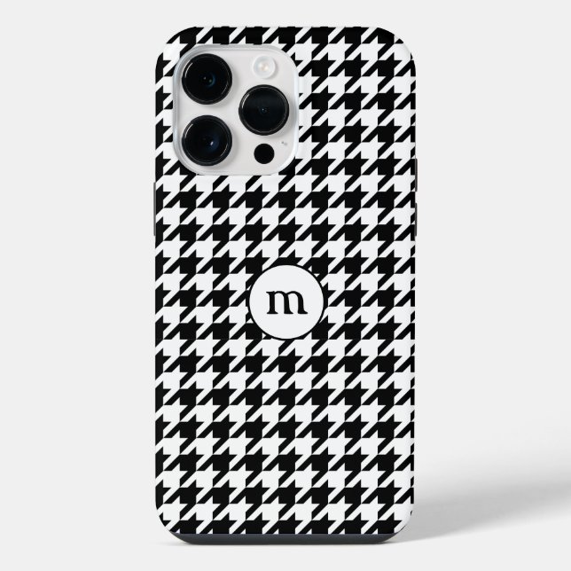 Houndstooth Elegance  iPhone Case (Back)