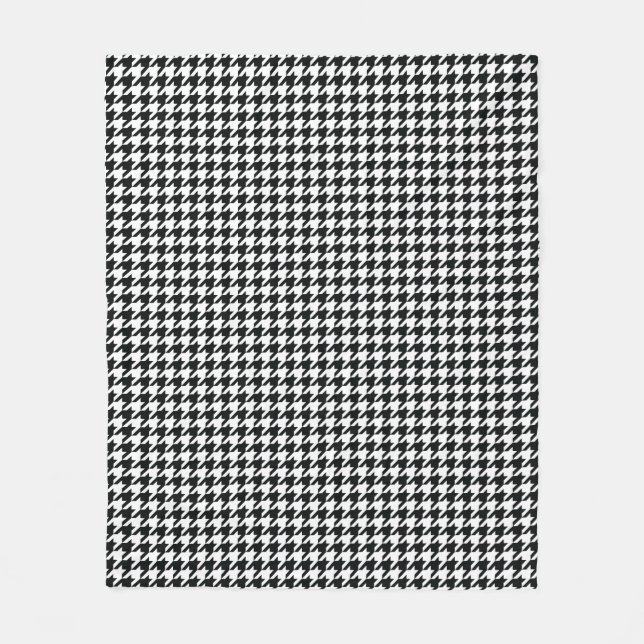 Houndstooth Fleece Blanket (Front)