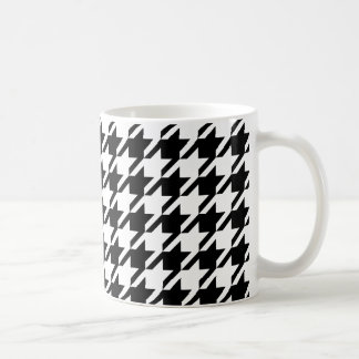 Houndstooth Large Classic Pattern Coffee Mug
