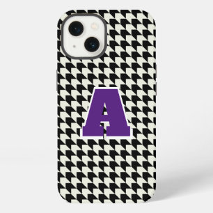Houndstooth monogram Case-Mate iPhone case
