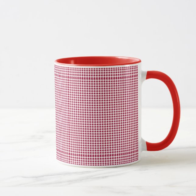 Houndstooth Mug pattern, select size and design (Right)