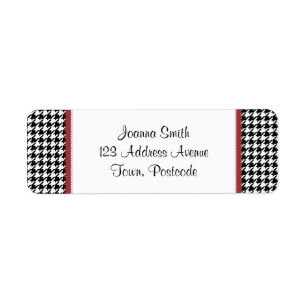 Houndstooth pattern - Black and white