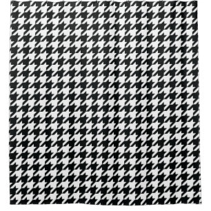 Houndstooth Pattern Black White