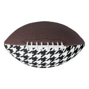 Houndstooth Pattern Black White Football