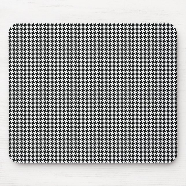 Houndstooth Personalized Mouse Pad (Front)