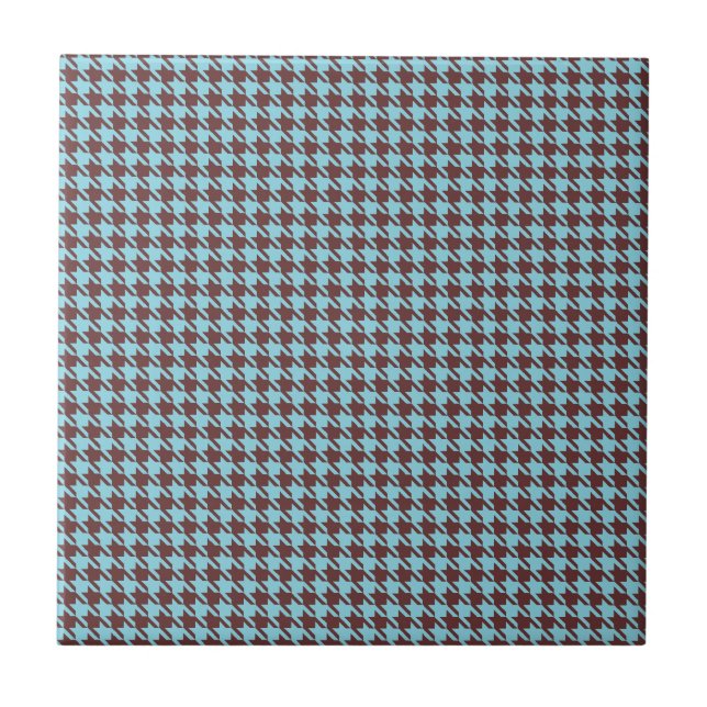 Houndstooth Sky and Brown Tile (Front)