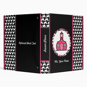 Houndstooth Teacher Binder