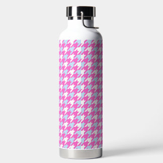 Houndstooth water bottle