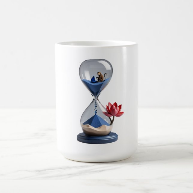 Hourglass Design Coffee Mug (Center)