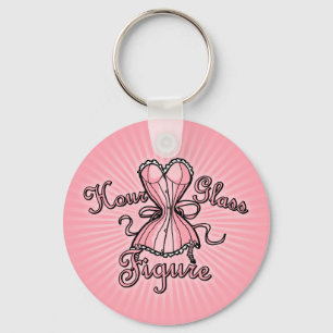 Hourglass Figure Keychain