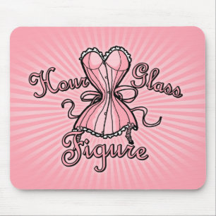 Hourglass Figure Mouse Pad