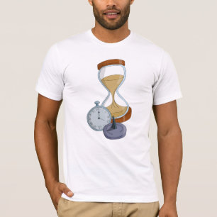 Hourglass, sundial and pocket watch T-Shirt