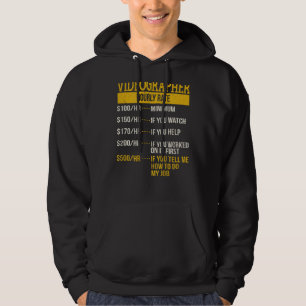 Hourly Rate Shirt for Video Camera Man, Cameraman