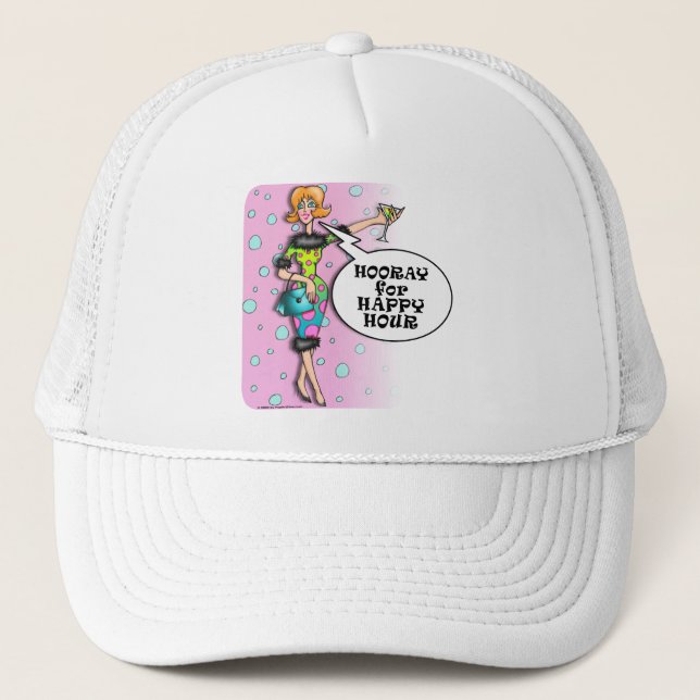 HOURRA POUR LE CASQUETTE d'HEURE HEUREUSE avec la (Devant)