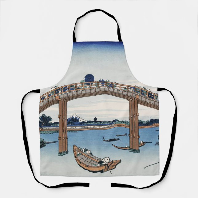 Housai  Mount Fuji seen from below Men's Bridge    Apron (Front)