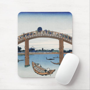 Housai Mount Fuji seen from below Men's Bridge Mouse Pad