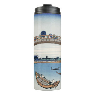 Housai  Mount Fuji seen from below Men's Bridge  Thermal Tumbler