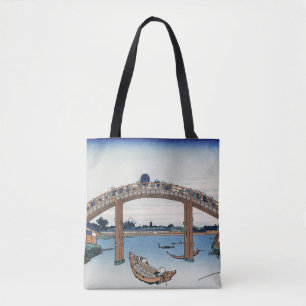 Housai  Mount Fuji seen from below Men's Bridge    Tote Bag
