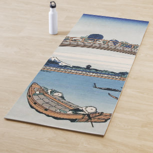 Housai  Mount Fuji seen from below Men's Bridge    Yoga Mat