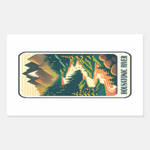 Housatonic River Connecticut Colors Sticker