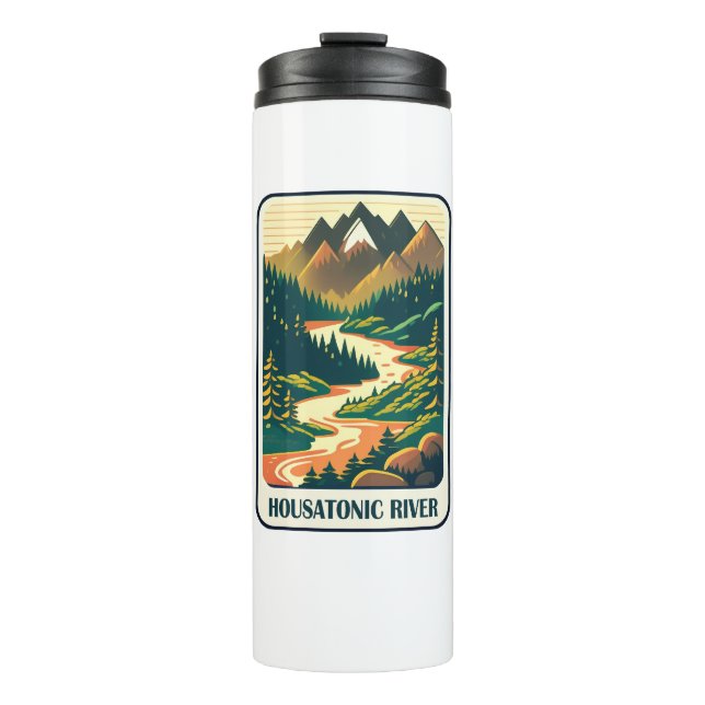 Housatonic River Connecticut Colours Thermal Tumbler (Front)