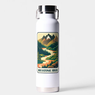 Housatonic River Connecticut Colours Water Bottle