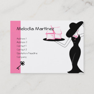 House and Key Business Card