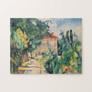 House And Landscape by Paul Cezanna, C 1890 Jigsaw Puzzle