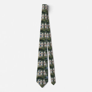 House at Rueil by Edouard Manet, Vintage Fine Art Tie