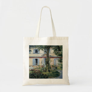 House at Rueil by Edouard Manet, Vintage Fine Art Tote Bag