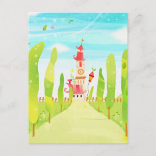 house at the end of the road postcard