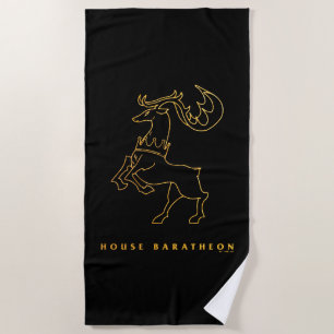 House Baratheon Icon Beach Towel