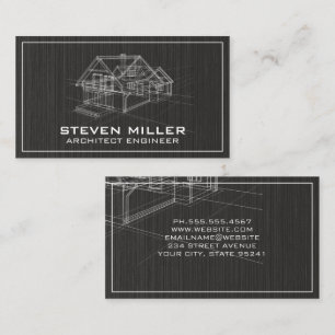 House Blue Print   Architect   Construction Business Card