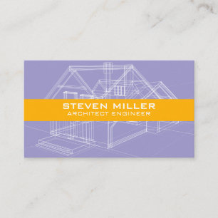 House Blueprints Schematics   Builder Business Card