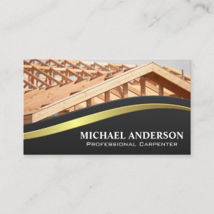 House Build   General Contractor Business Card