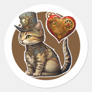 House Cat Classic Round Sticker