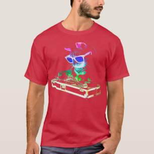 HOUSE CAT (Rainbow DJ Cat Kitty) Premium  T-Shirt