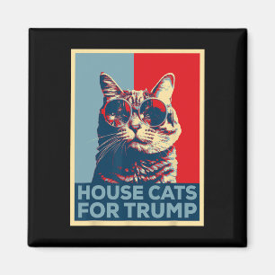 House Cats For Trump 2024 Magnet