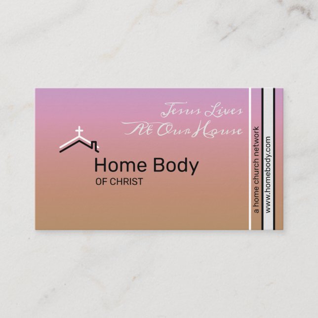 House Church Business Card (Front)