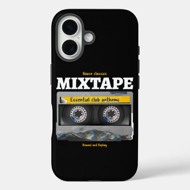 House Classics Mixtape Club Anthems Case-Mate iPhone Case (Back)