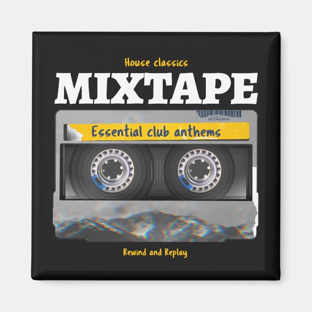 House Classics Mixtape Club Anthems Magnet (Front)