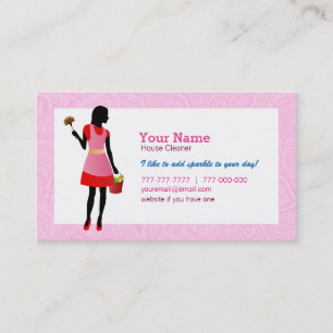 House Cleaner Business Cards