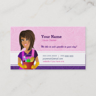 House Cleaner Business Cards